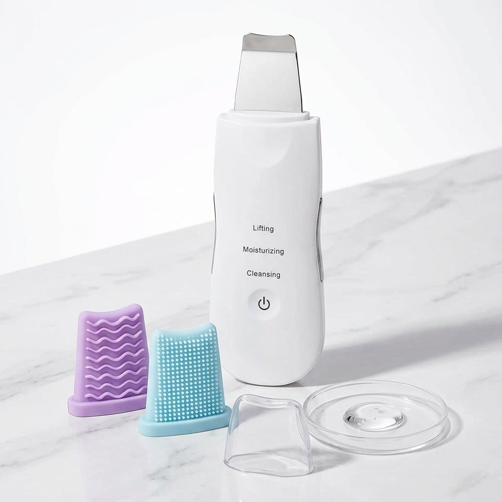 Espátula Facial Ultrasónica Ionizante – Limpieza Profunda Anti-Edad