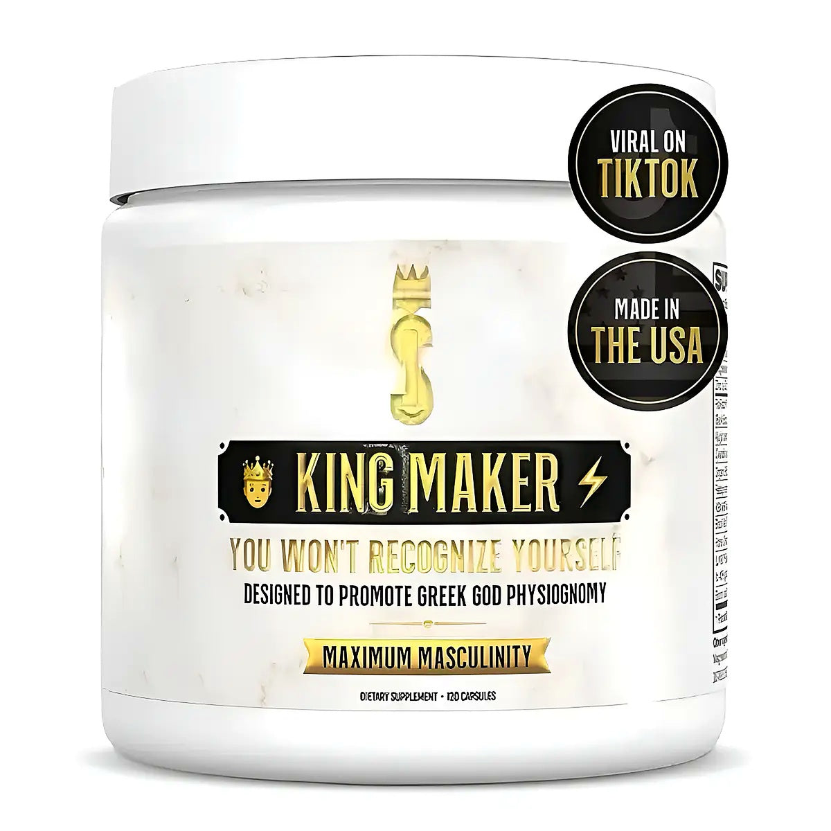 King Maker® – Suplemento Masculino 13 en 1 | Fuerza, Energía y Testosterona Natural